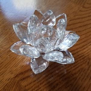 VINTAGE Swarovski crystal water lily
